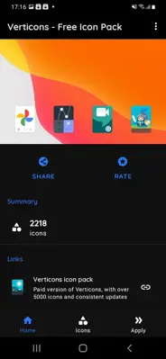 Verticons - Free Icon Pack android App screenshot 7